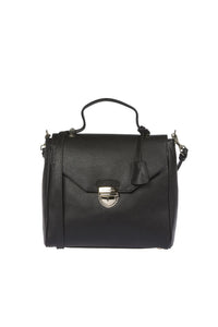 Trussardi Embossed Leather Elegance Handbag