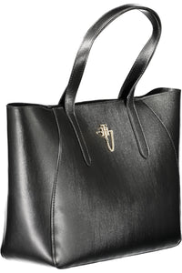 Tommy Hilfiger Elegant Black Shoulder Bag with Contrasting Details