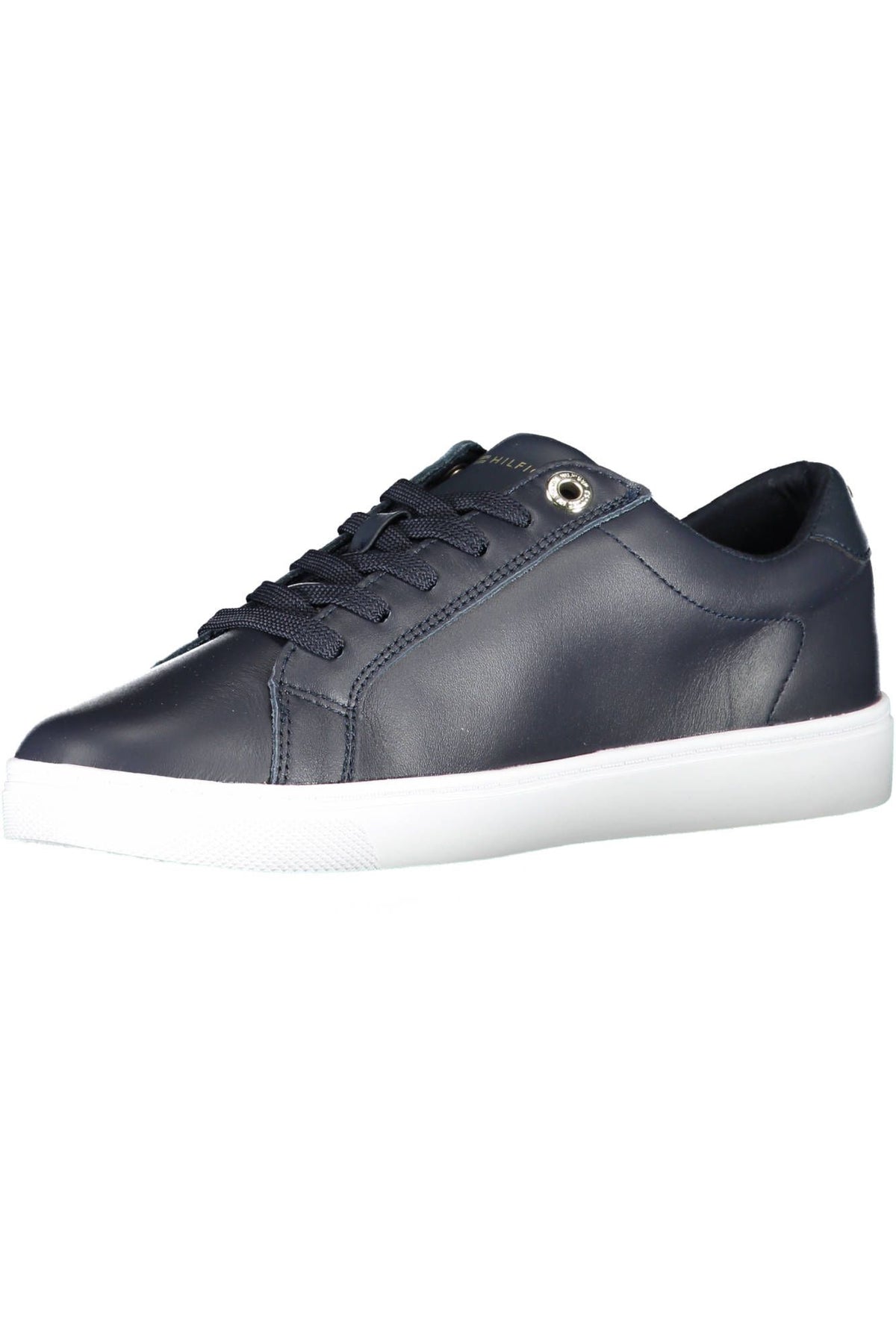 Tommy Hilfiger Blue Leather Women Sneaker