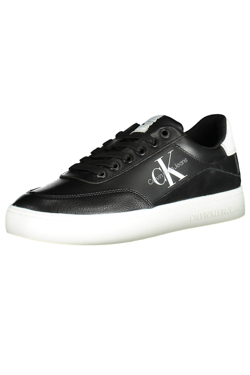 Calvin Klein Black Leather Women Sneaker