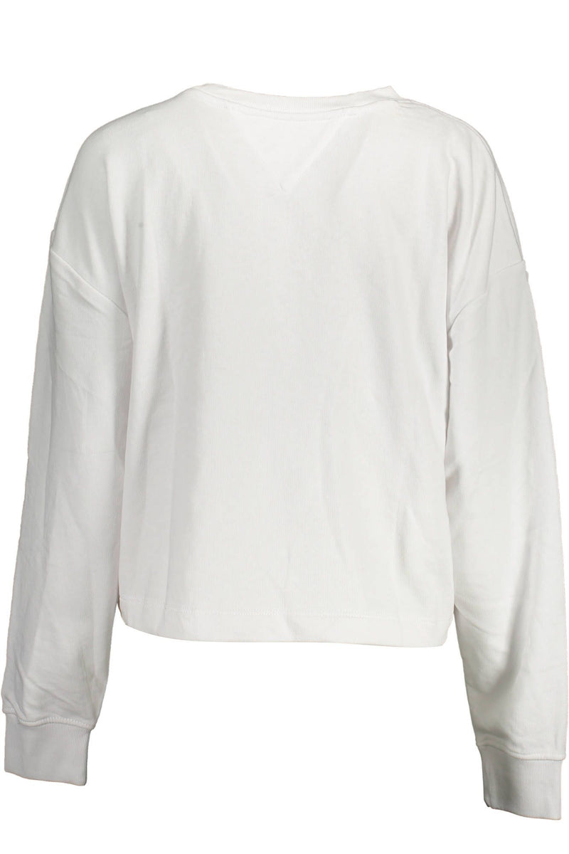 Tommy Hilfiger White Cotton Women Sweater