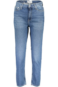 Calvin Klein Blue Cotton Women Jeans