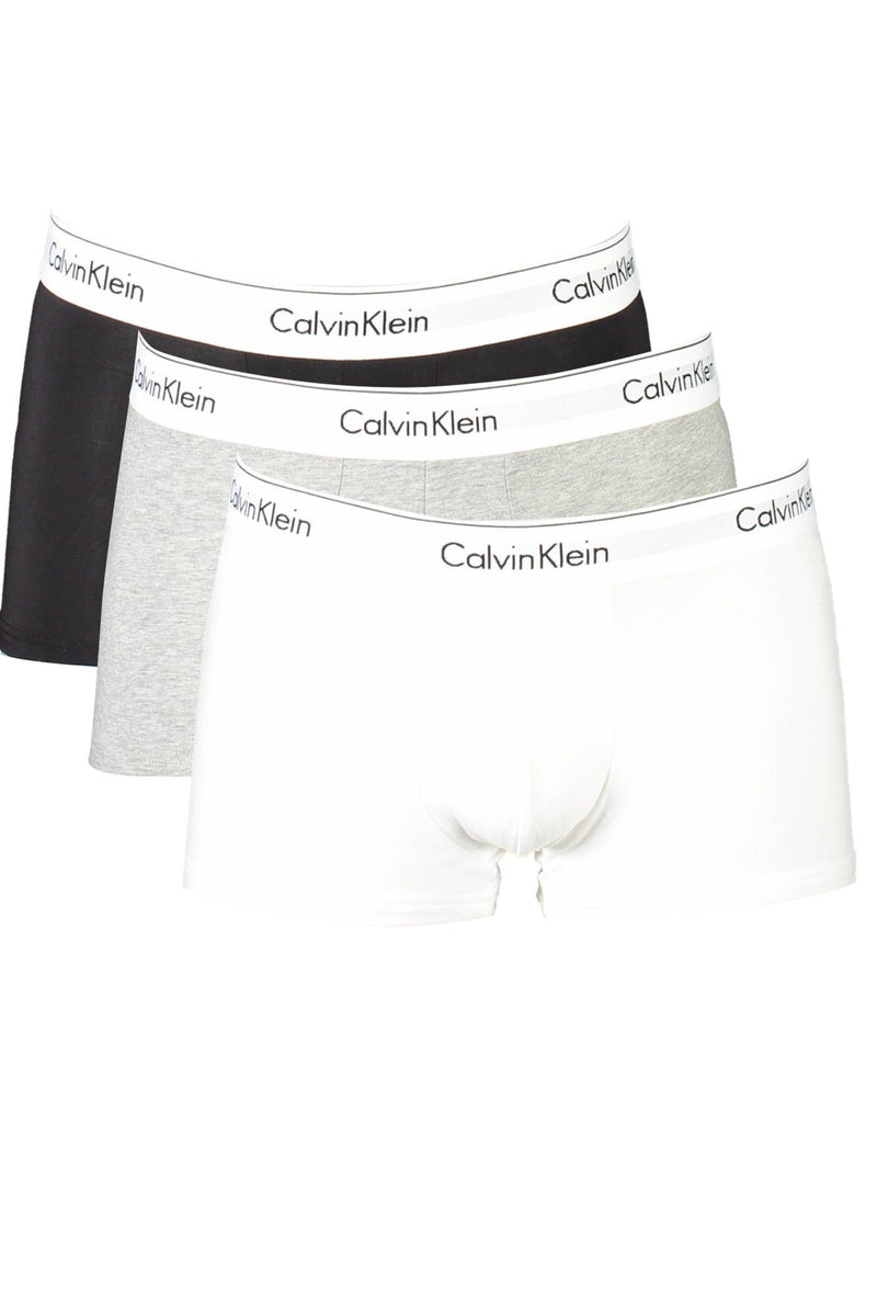 Calvin Klein "Gray Cotton Men Boxer Trunk Trio Pack"