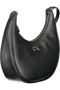 Calvin Klein Elegant Black Recycled Shoulder Bag