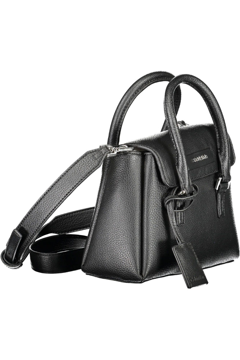 Calvin Klein Elegant Black Dual-Compartment Shoulder Bag