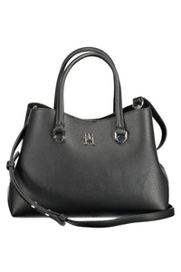 Tommy Hilfiger Black Polyester Women Handbag