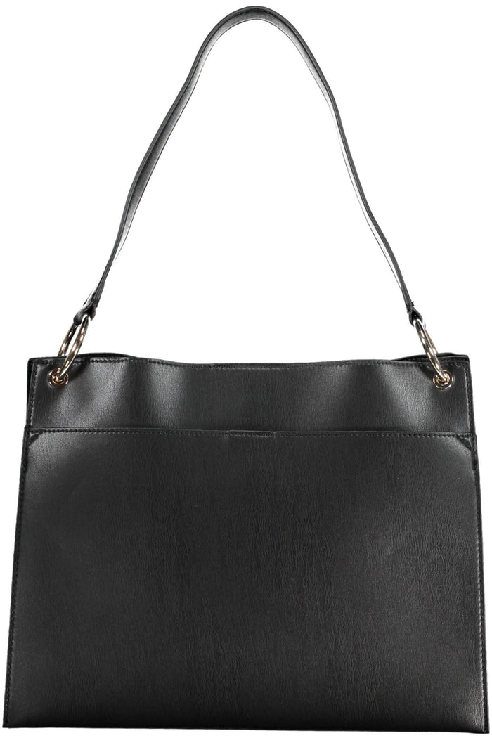 Guess Jeans Chic Snap-Closure Shoulder Bag with Contrasting Details