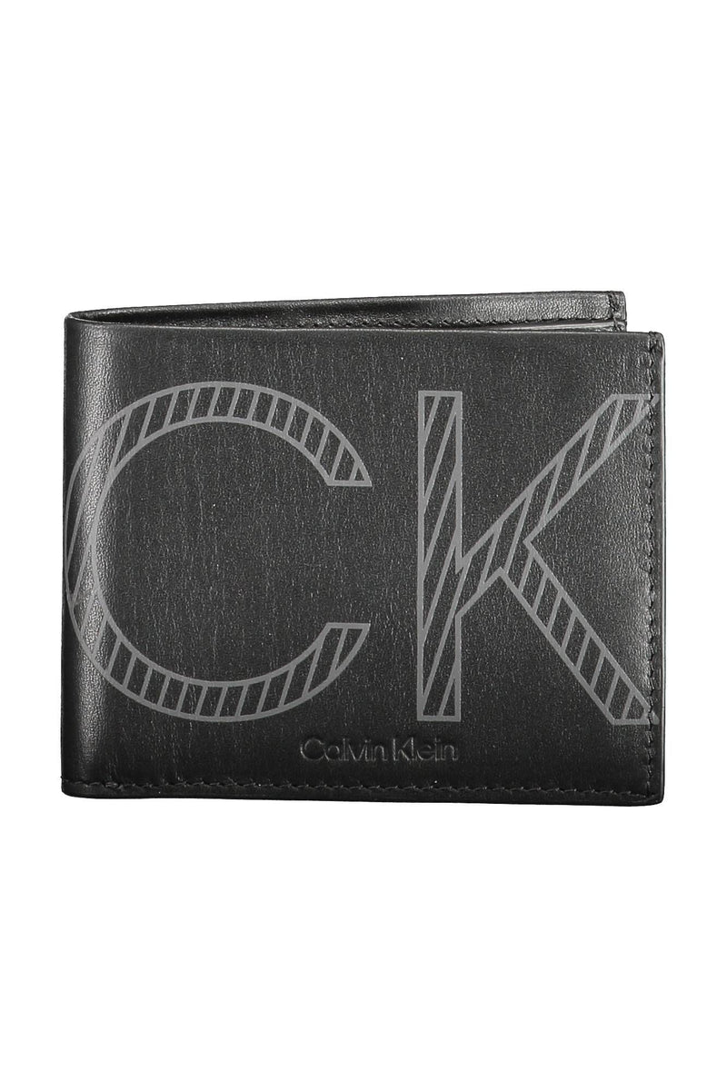 Calvin Klein Sleek Black Leather RFID Wallet