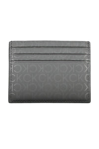 Calvin Klein Sleek Black Polyethylene Card Holder