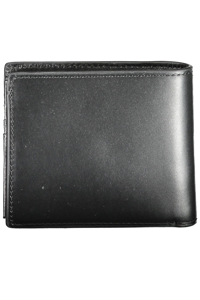 Tommy Hilfiger Black Leather Men Wallet