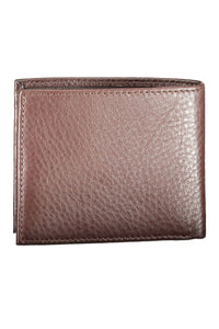 Tommy Hilfiger Elegant Brown Leather Bi-Fold Wallet