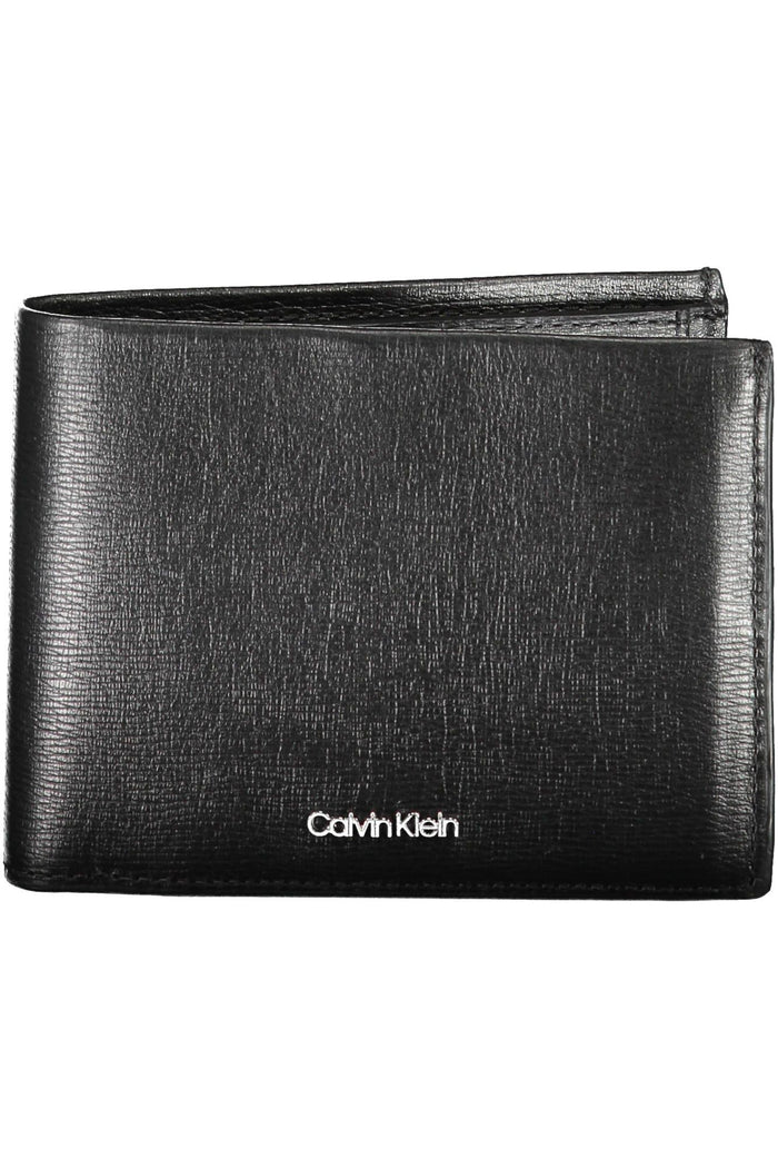 Calvin Klein Sleek Black Leather Wallet with RFID Protection