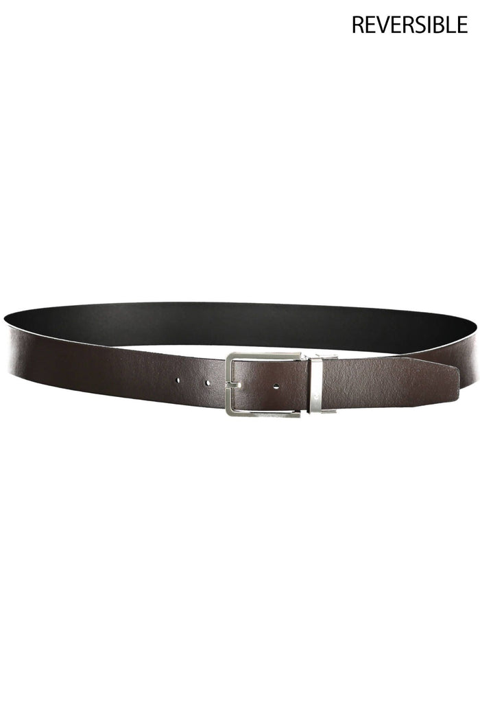 Calvin Klein Reversible Leather Belt in Black and Brown