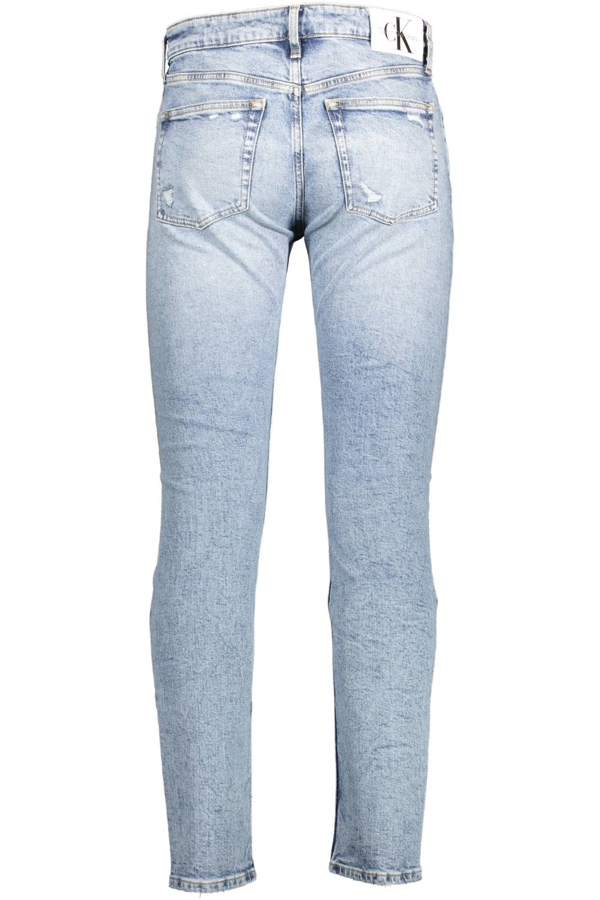 Calvin Klein Light Blue Cotton Men Jeans