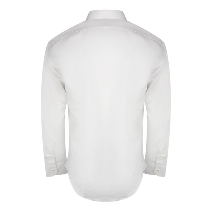 Aquascutum Branded Long Sleeve White Shirt