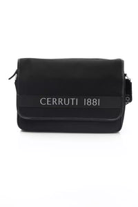 Cerruti 1881 Black Nylon Men Messenger Bag