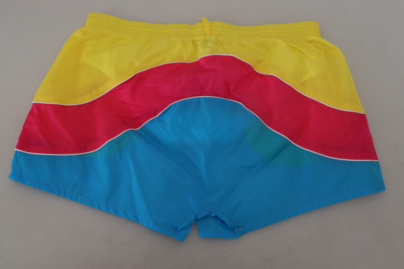 Dsquared² Exclusive Multicolor Swim Shorts Boxer