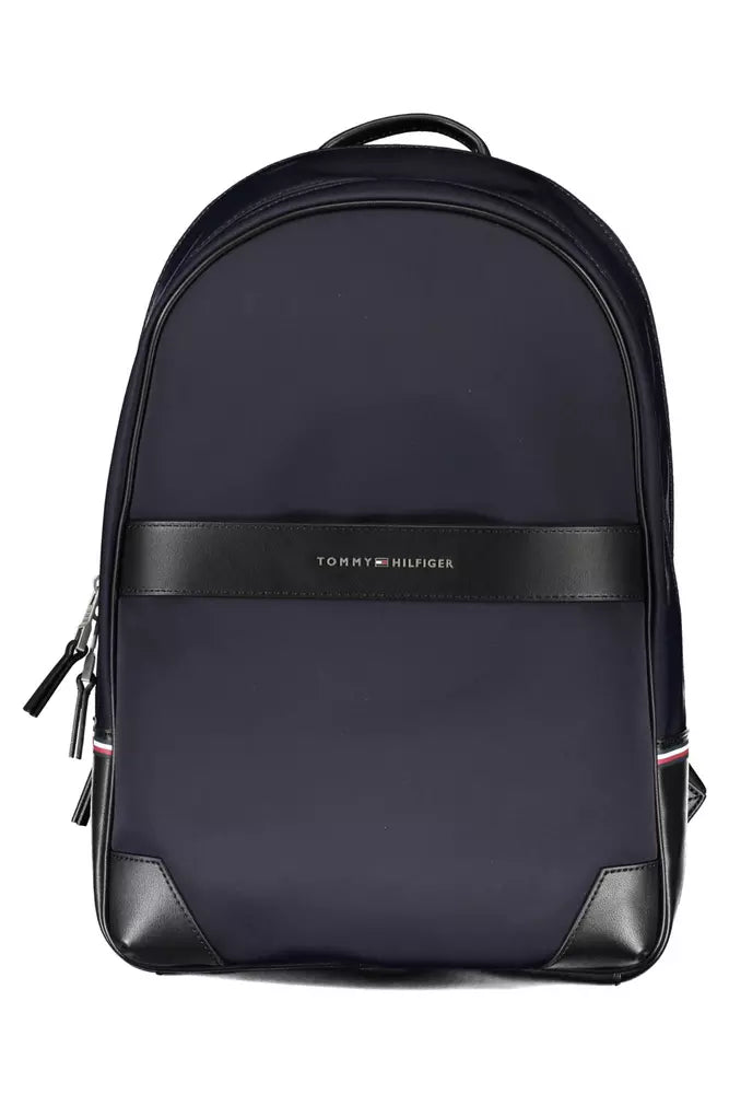 Tommy Hilfiger Blue Polyethylene Men Backpack