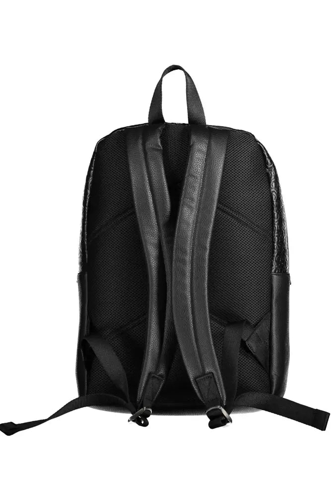 Calvin Klein Black Polyester Men Backpack