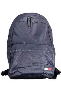 Tommy Hilfiger Sleek Urban Blue Backpack with Logo Detail