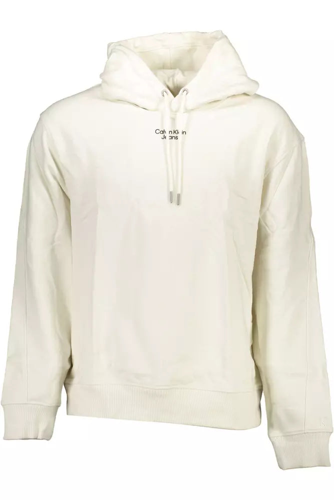 Calvin Klein White Cotton Men Sweater