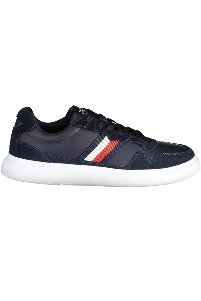 Tommy Hilfiger Sophisticated Blue Lace-Up Sneakers