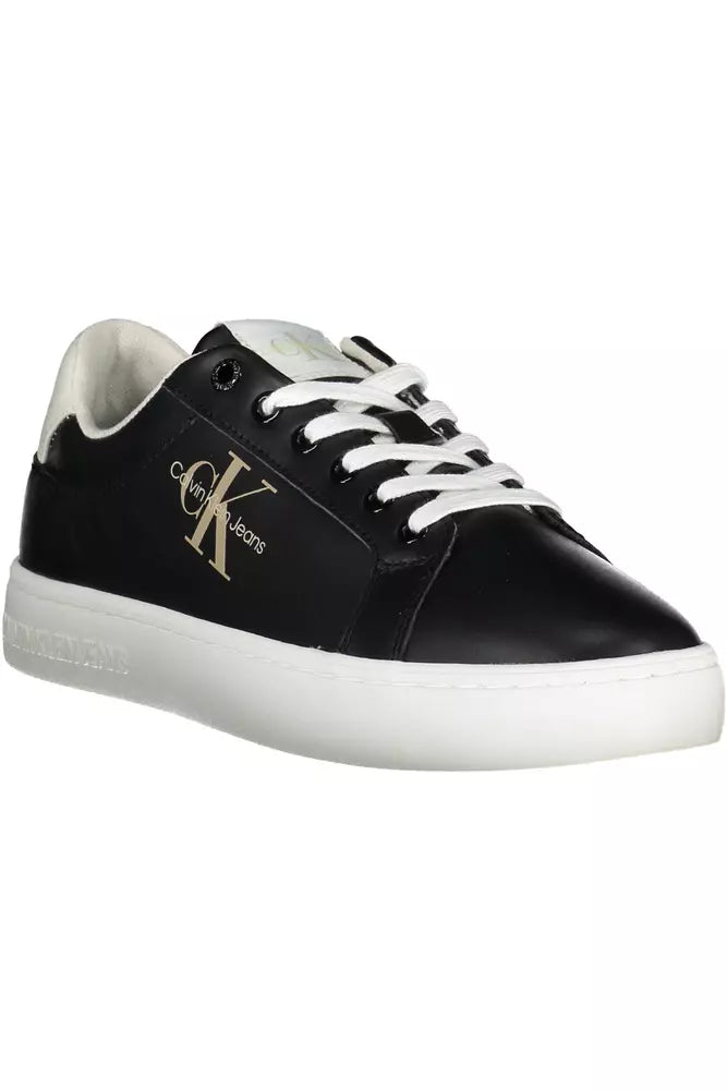 Calvin Klein Black Polyester Men Sneaker