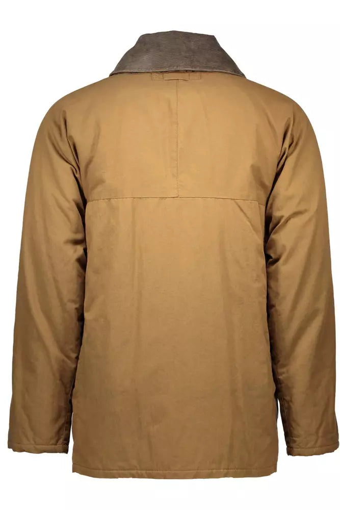 Gant Brown Cotton Men Jacket