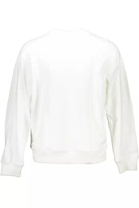 Calvin Klein White Cotton Men Sweater