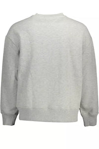 Tommy Hilfiger Eco-Conscious Gray Embroidered Sweatshirt