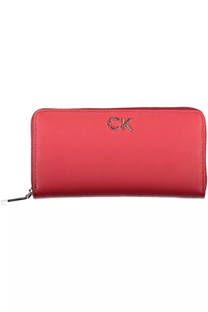 Calvin Klein Red Polyethylene Women Wallet