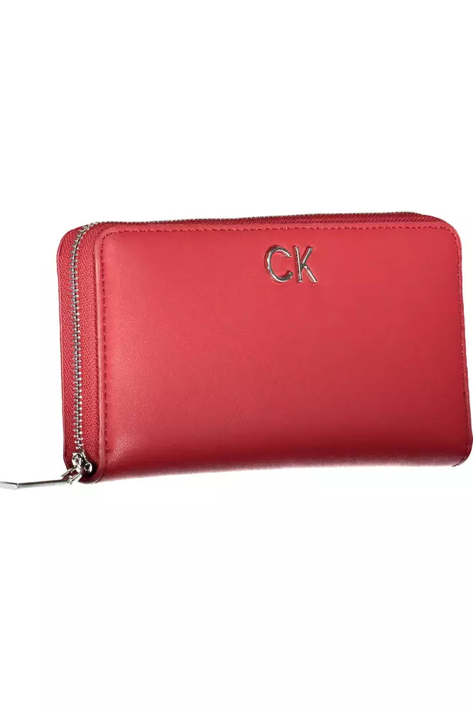 Calvin Klein Red Polyethylene Women Wallet