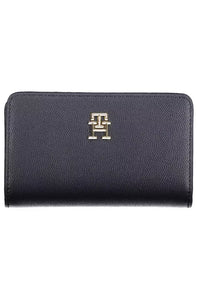 Tommy Hilfiger Elegant Blue Wallet with Multiple Compartments