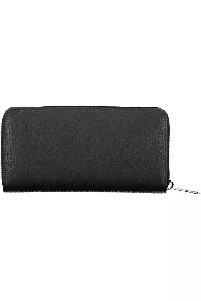 Tommy Hilfiger Elegant Black Wallet with Chic Compartments