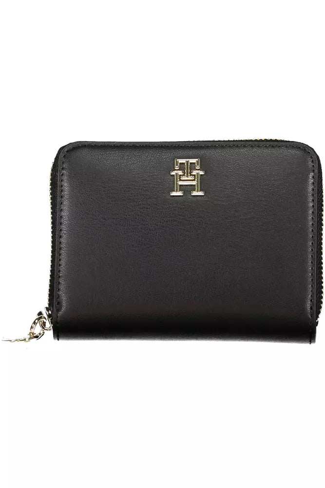 Tommy Hilfiger Elegant Black Polyethylene Wallet