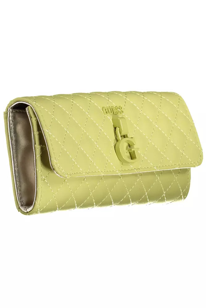 Guess Jeans Yellow Polyethylene Women Wallet