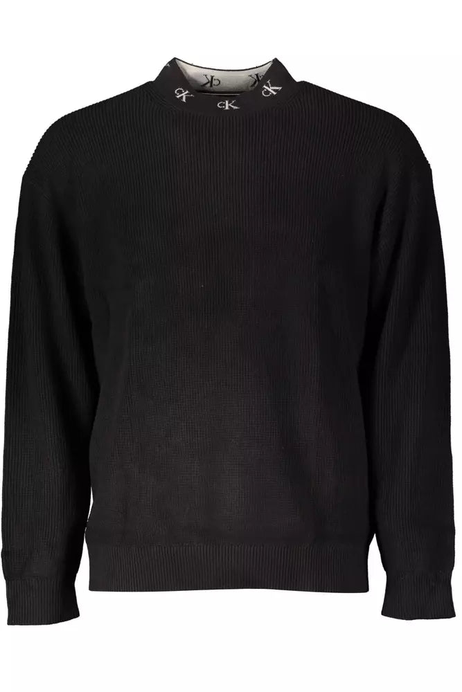 Calvin Klein Sleek Embroidered Logo Cotton Sweater