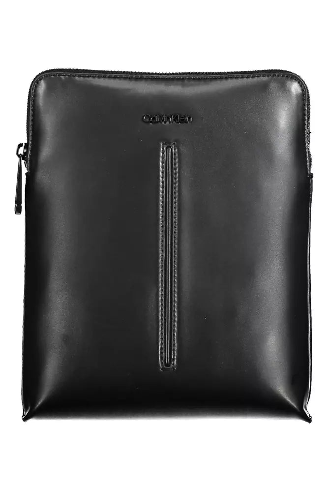 Calvin Klein Black Polyester Men Shoulder Bag