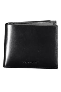 Calvin Klein Elegant Black Leather Wallet with RFID Blocker