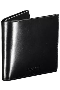 Calvin Klein Elegant Black Leather Wallet with RFID Blocker