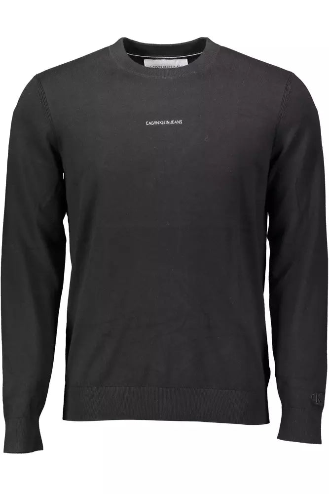 Calvin Klein Elegant Round Neck Embroidered Sweater