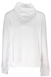 Tommy Hilfiger Chic White Hooded Sweatshirt with Logo Print