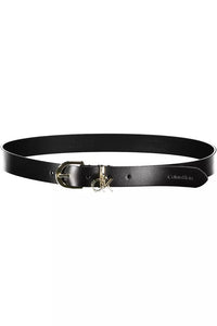 Calvin Klein Black Leather Women Belt