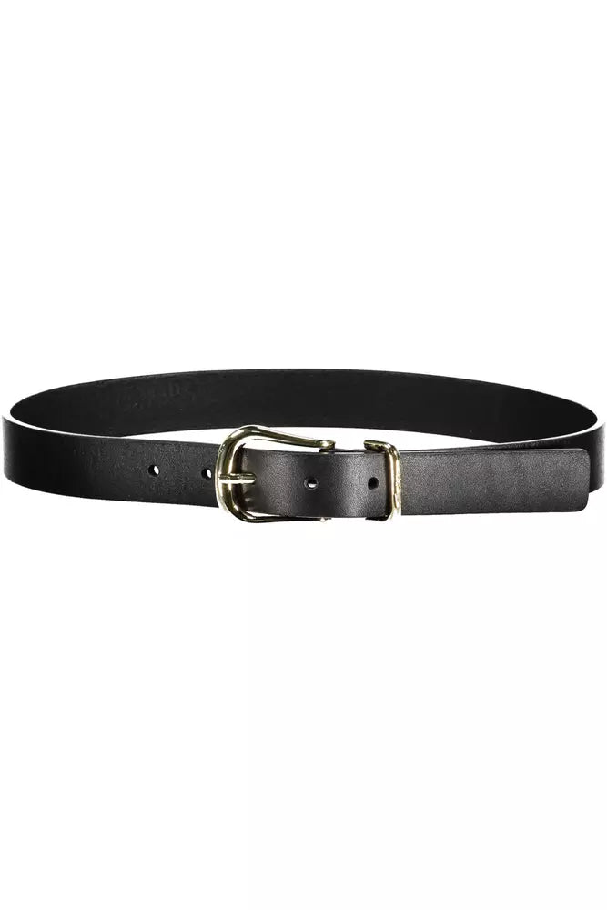 Tommy Hilfiger Black Leather Women Belt