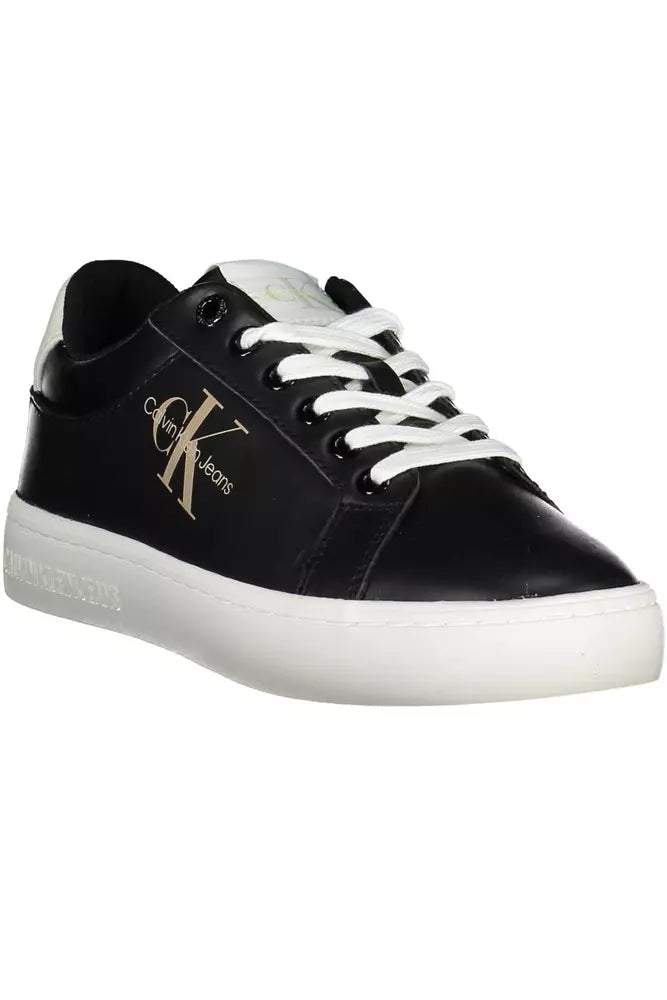 Calvin Klein Chic Black Contrasting Sporty Sneakers