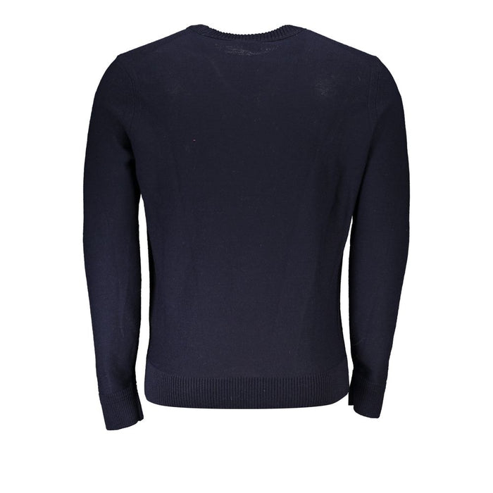 Hugo Boss Blue Wool Men Sweater