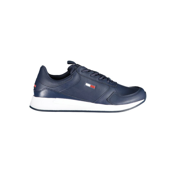 Tommy Hilfiger Chic Blue Contrast Lace-up Sneakers