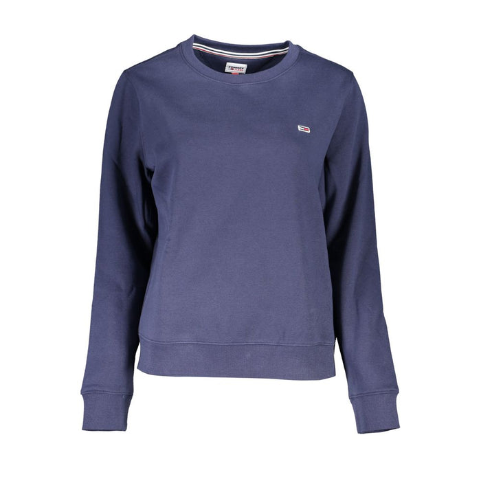 Tommy Hilfiger Chic Crew Neck Fleece Sweatshirt in Blue