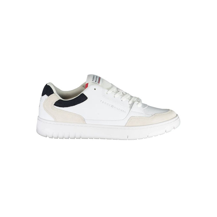 Tommy Hilfiger White Polyethylene Men Sneaker