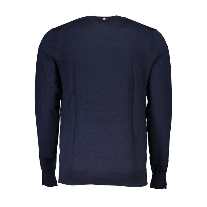 Tommy Hilfiger Blue Merino Men Sweater